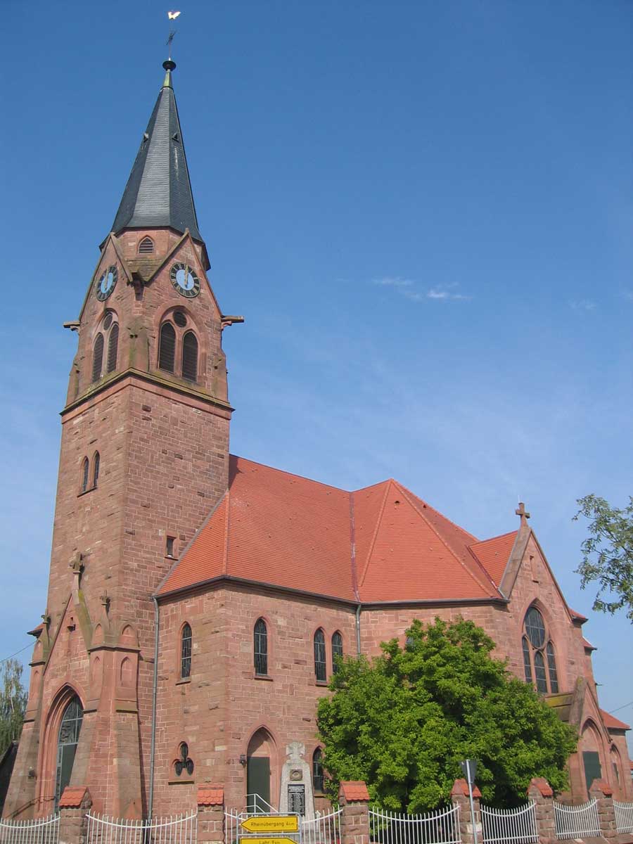 Kirche Nonnenweier letzte Ruhestätte Johann Christoph