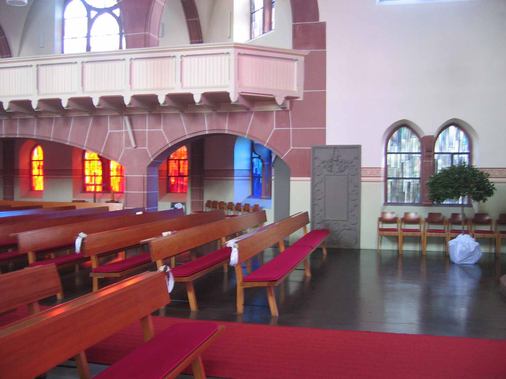 Gedenktafel Kirche Nonnenweier