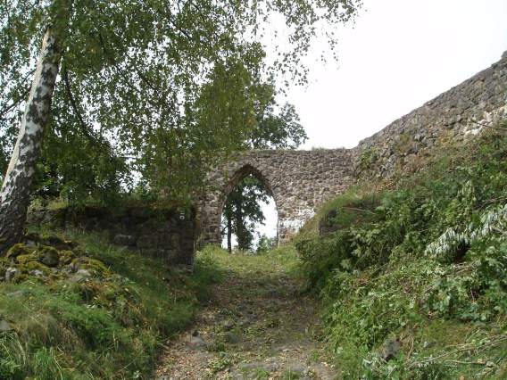 Waldeck Burg Aufgang