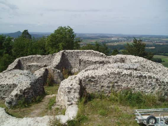 Waldeck Burg Räume Westblick